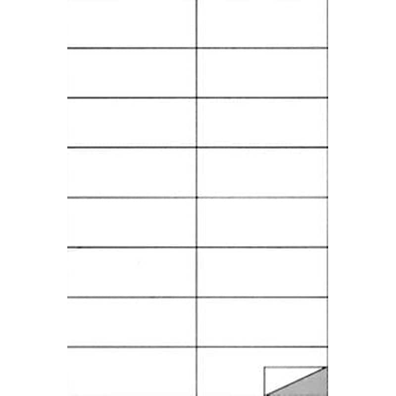 Αυτοκόλλητες Ετικέτες Next Markin Λευκό (100 Φύλλα - 1.600 Τεμάχια )