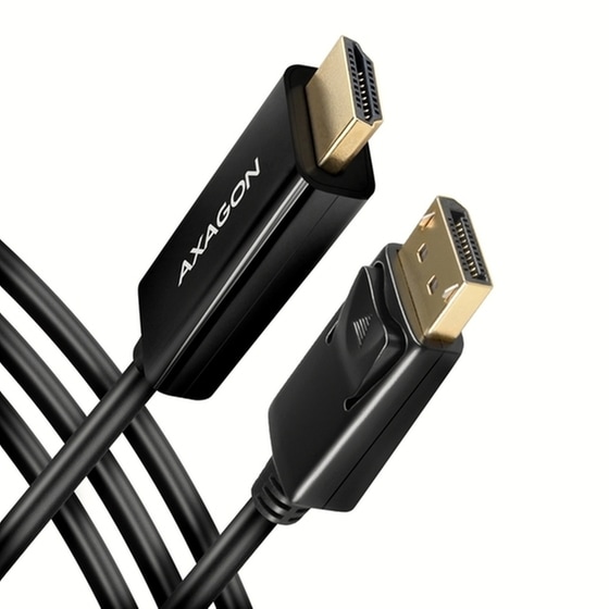 Καλώδιο HDMI Axagon DisplayPort male σε  HDMI male 1.8m - Μαύρο image 0
