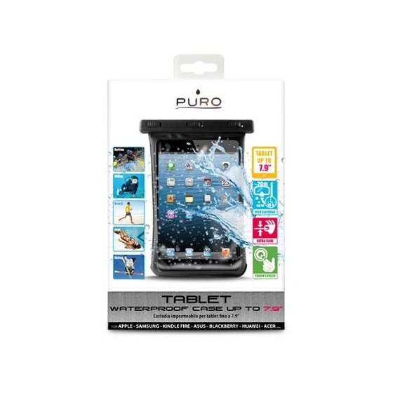 Θήκη Tablet Universal 7.9" - Puro Waterproof Slim - Black image 2