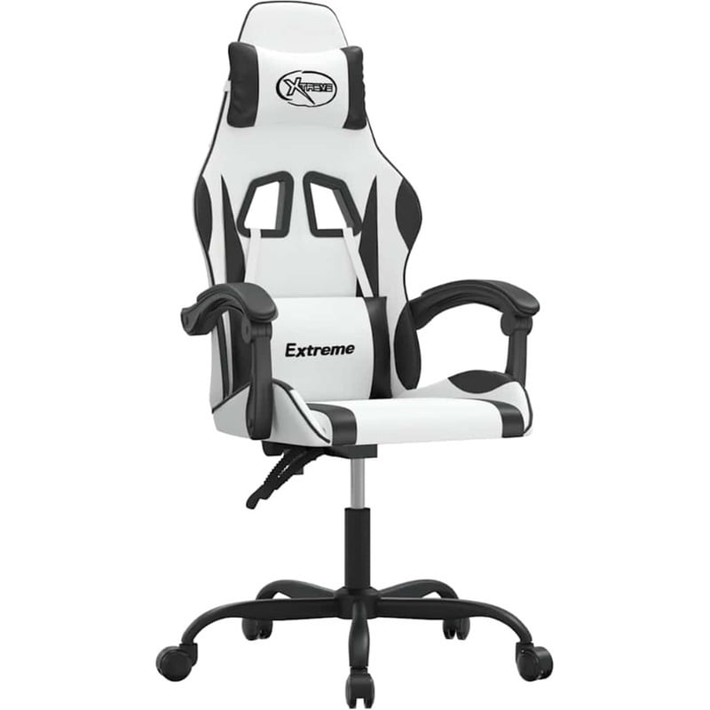 Καρέκλα Gaming VIDAXL 349577 από Τεχνητό Δέρμα - Μαύρη