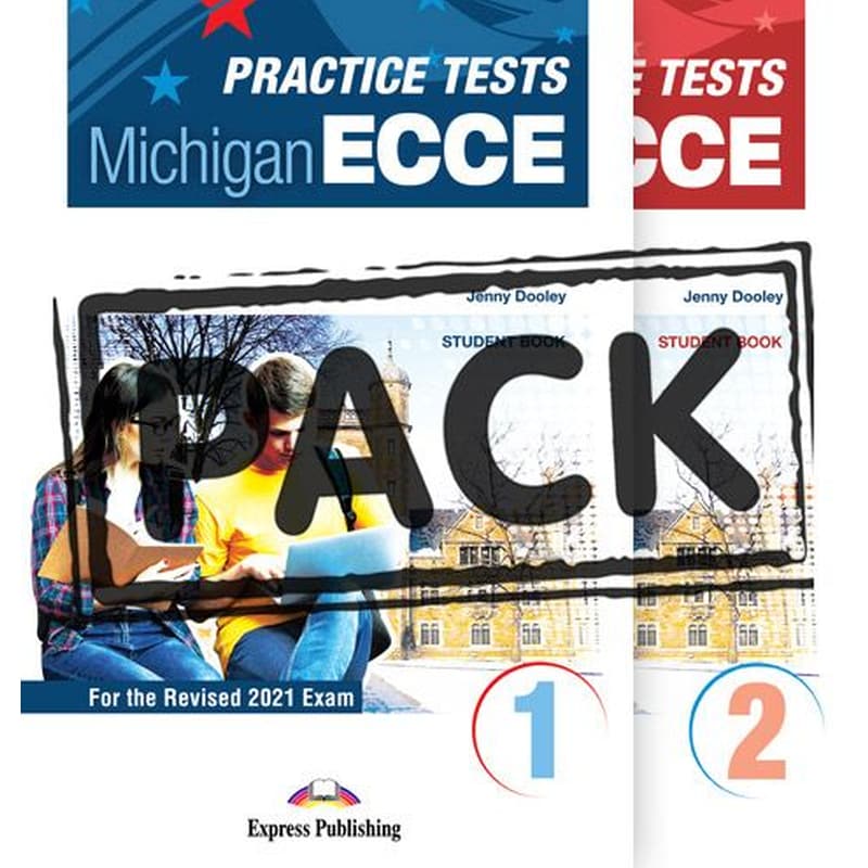 Practice Tests for the Michigan ECCE- Study Pack (Practice Test 1, Practice Test 2) (Revised 2021 Exam)