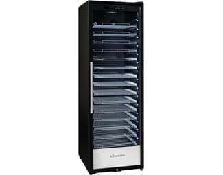 LA SOMMELIERE PRO160 για 152 Μπουκάλια με Γυάλινη Anti-UV Πόρτα και LED φωτισμό Μαύρο Συντηρητής Κρασιών image 3