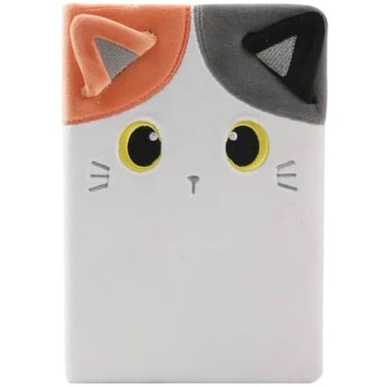 Σημειωματάριo i-Total Plush Α5 Orange Cat image 0