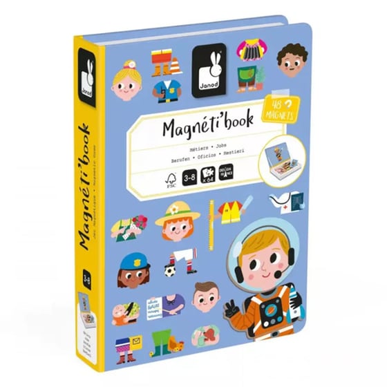 Janod Μαγνητικό Βιβλίο Επαγγέλματα image 0