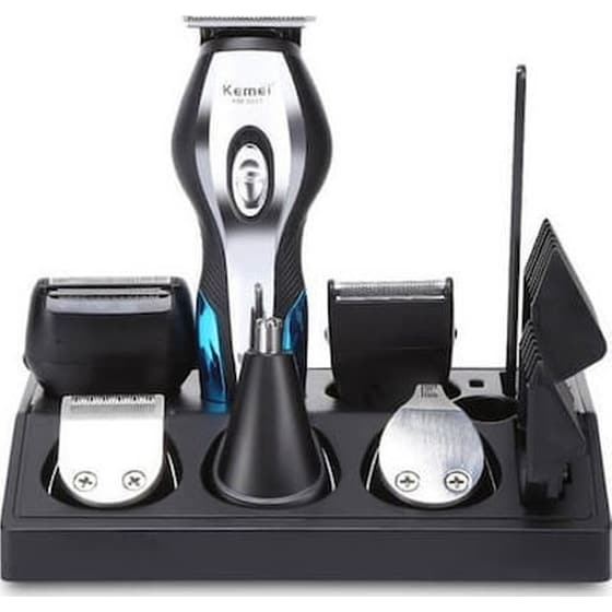 Επαναφορτιζόμενη Κουρευτική Ξυριστική Μηχανή KEMEI KM-5031 image 0