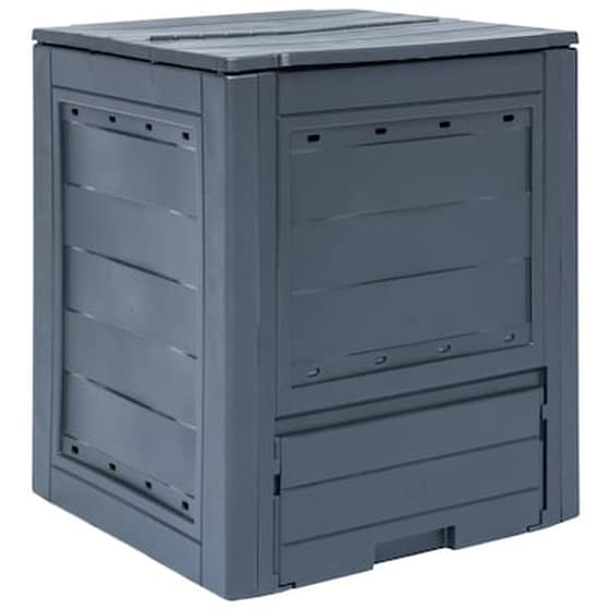 Vidaxl Κομποστοποιητής Κήπου Γκρι 60 X 60 X 73 Εκ. 260 Λίτρα image 1
