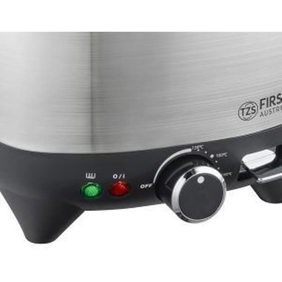 FIRST AUSTRIA FA-5058-3 1600 W 2.5 L Ασημί/Μαύρο Φριτέζα Λαδιού image 3