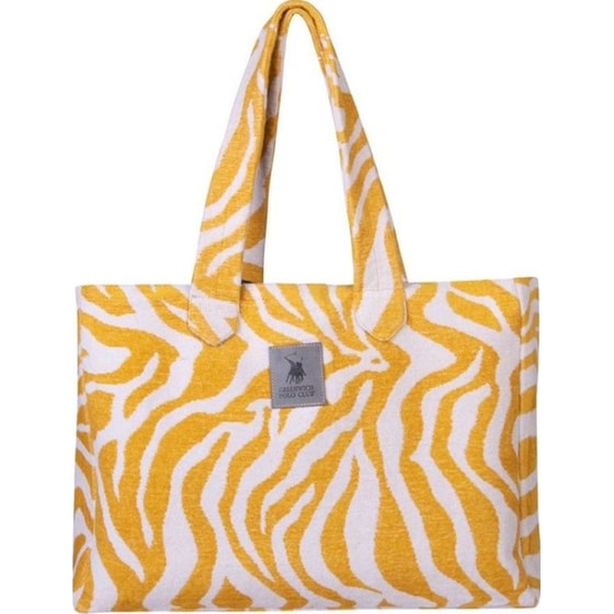 Τσάντα Παραλίας Greenwich Polo Club Animal Print Κίτρινο image 0