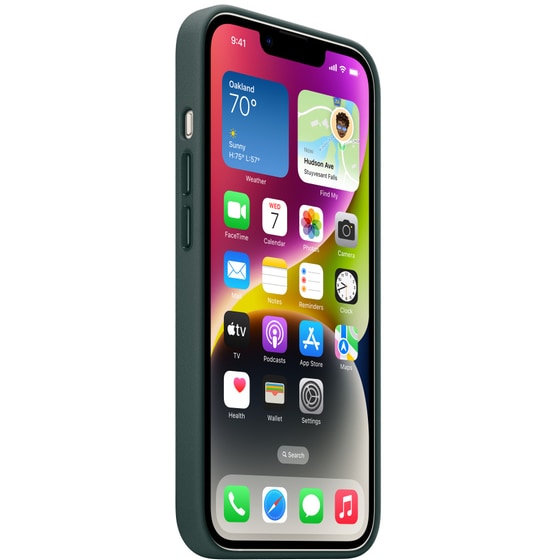 Θήκη Apple iPhone 14 - Apple Leather Case with MagSafe - Forest Green image 2