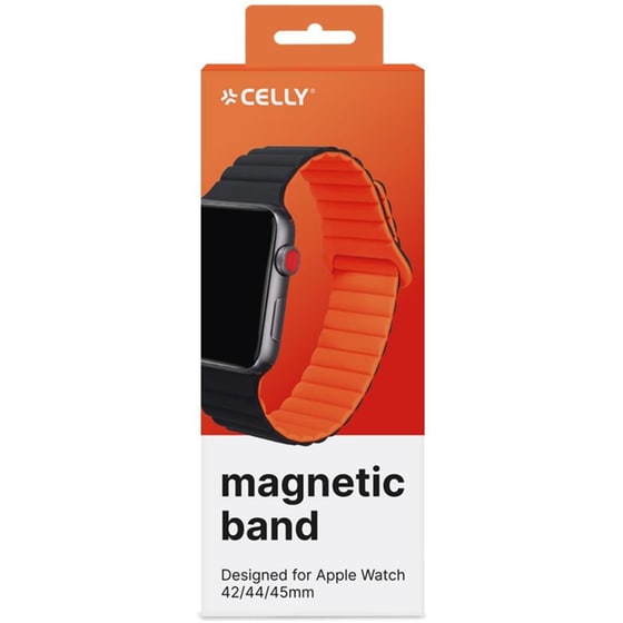 Λουράκι Celly Magnetic Band για Apple Watch 42/44/45mm - Black image 3