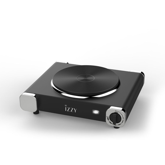 IZZY ΙΖ-1202 1500 W Μονή Μαύρη Επιτραπέζια Εστία Εμαγιέ image 0
