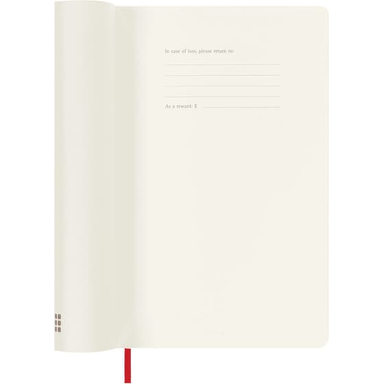 Ημερολόγιο Moleskine 2023-2024 18Μ Εβδομαδιαίο Large Scarlet Red Soft image 1