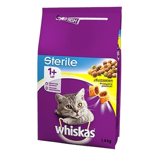 Ξηρά Τροφή Γάτας Whiskas 5900951259180 1.4 Kg Adult Chicken image 0