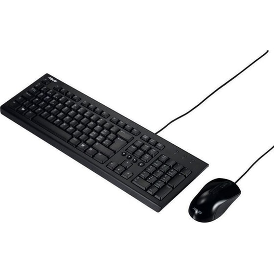 Asus U2000 Ενσύρματο Πληκτρολόγιο/Ποντίκι σετ - Μαύρο (US) (GR) image 1