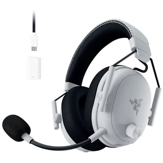 Razer BlackShark V3 Pro Gaming Ασύρματα Ακουστικά Bluetooth/3.5mm/2.4 GHz - Λευκά image 1