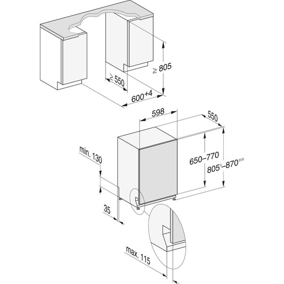 MIELE G 7260 SCVi για 14 Σερβίτσια με AutoOpen και ComfortClose Πλήρως Εντοιχιζόμενο Πλυντήριο Πιάτων image 5