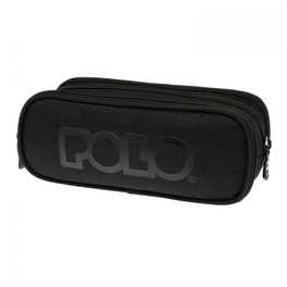Κασετίνα Οβάλ Polo Triple Τριπλή Μαύρο