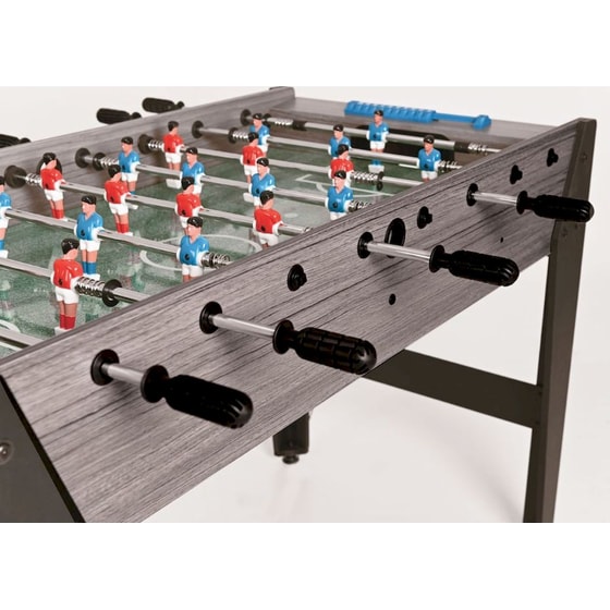 Ποδοσφαιράκι Garlando F-Zero Ξύλινο 122x95.5x80cm με Τηλεσκοπικές Ράβδους - Γκρι image 5