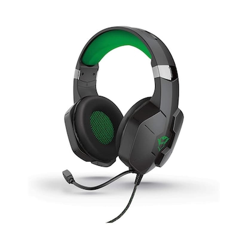 TRUST Trust GXT 323X Carus Xbox Gaming Ενσύρματα Ακουστικά 3.5mm Μαύρα/Πράσινα