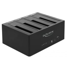 Docking Station Σκληρών Δίσκων Delock 64063 Clone Function 4x HDD/SSD 6Gb/s - Μαύρο