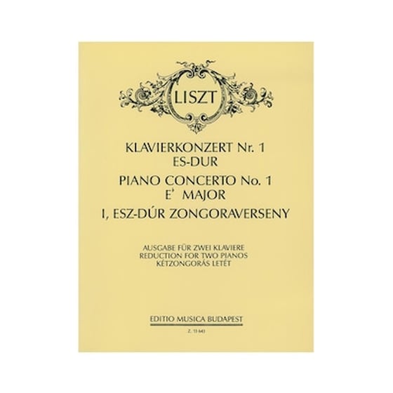 Liszt - Piano Concerto Nr.1 Eb Major, Reduction For Two Pianos image 0
