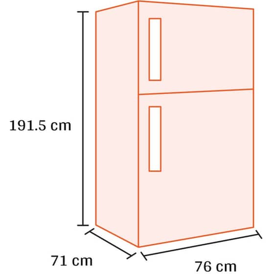 MONDIN MFC7DN Total No Frost 472 Lt Μαύρο Ψυγειοκαταψύκτης image 2