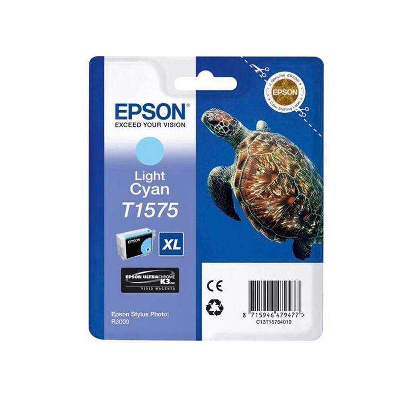 Μελάνι Epson T1575 Ανοικτό Κυανό - C13T15754010