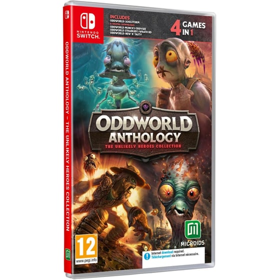 Oddworld Anthology The Unlikely Heroes Collection (Code in a Box) - Nintendo Switch image 0