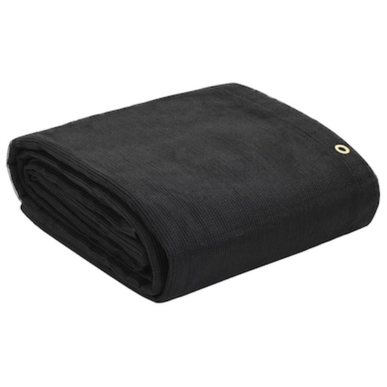 Vidaxl Δίχτυ Συγκράτησης Φορτίου Μαύρο 3 X 7 Μ. Από Hdpe image 1