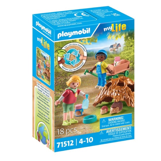 PLAYMOBIL® My Life Φροντίζοντας τους σκαντζόχοιρους (71512) image 0
