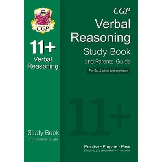 11+ Verbal Reasoning Study Book and Parents' Guide (for GL & Other Test Providers) image 0