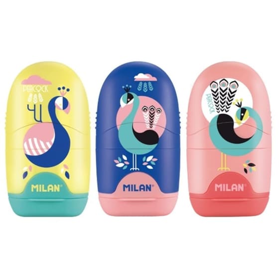 Γόμα & Ξύστρα Milan Capsule Peacock image 0
