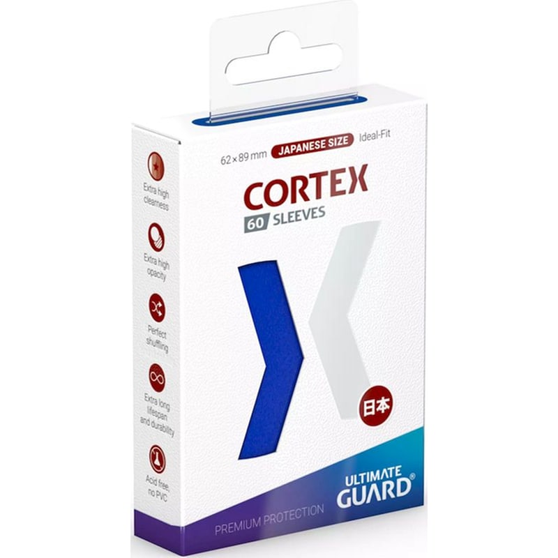 ULTIMATE GUARD Ultimate Guard Cortex Card Sleeves Japanese Small Size - Blue (60 Sleeves)