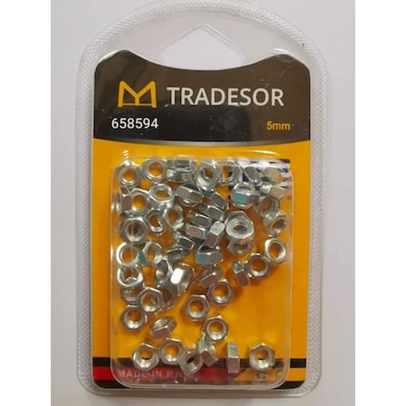 TRADESOR Σετ - Παξιμάδια - 5mm