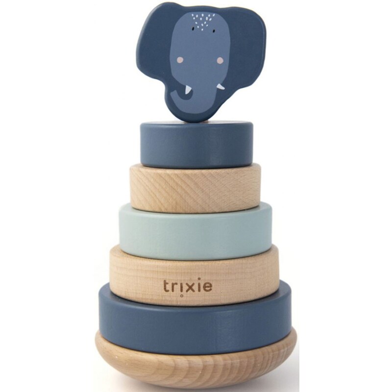Ξύλινη Πυραμίδα Στοίβαξης (φ10x18) Trixie Elephant 10x10x18
