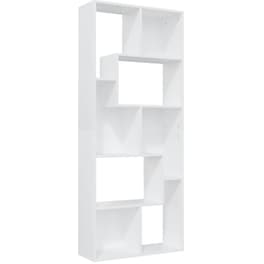 Βιβλιοθήκη VidaXL από Μοριοσανίδα 67x24x161 cm - Λευκό