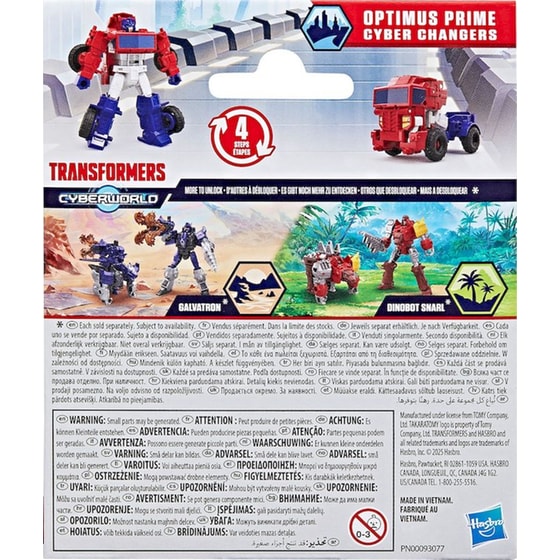 Hasbro Φιγούρα Transformers Cyberworld Cyber Changers Quick Change 1 Τμχ - Τυχαία Επιλογή Σχεδίου (G07465) image 12