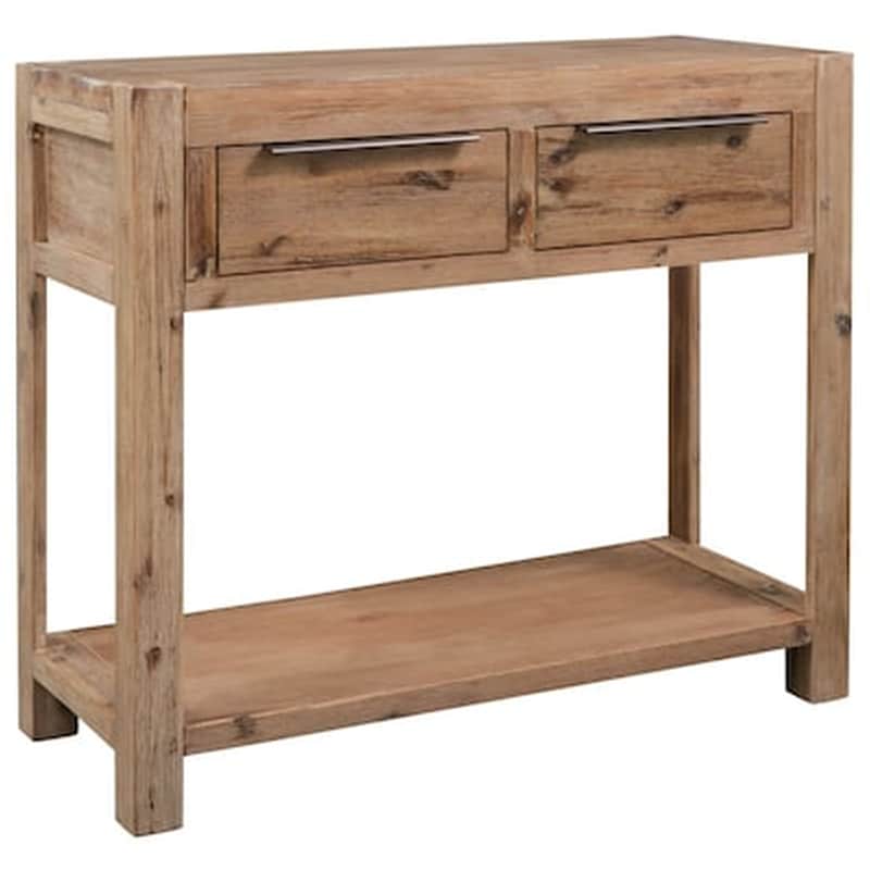 VIDAXL Κονσόλα Vidaxl από Μασίφ Ξύλο Ακακίας 82x33x73 cm - Καφέ