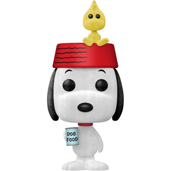 Funko Pop! Animation: Peanuts - Snoopy with Woodstock (Flocked) (Special Edition) #2096 Vinyl Figure image 0