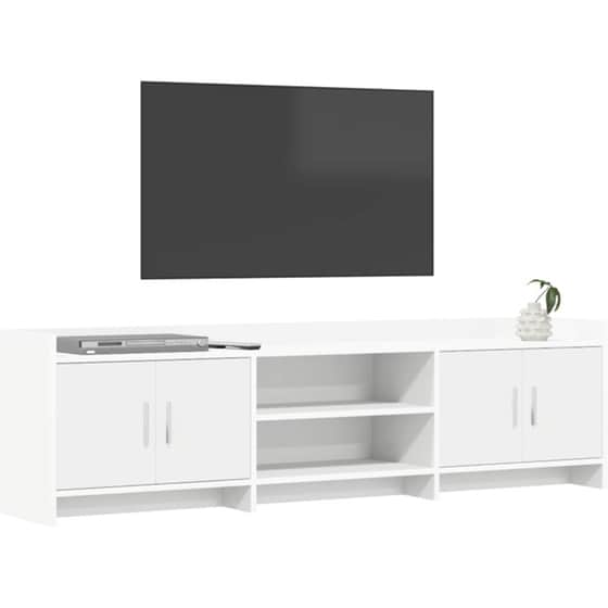 Έπιπλο Τηλεόρασης VidaXL 168 x 33 x 47 cm - Λευκό image 2