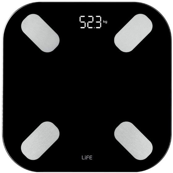 Ζυγαριά Σώματος Life Fit BT 221-0414 - Μαύρο image 0