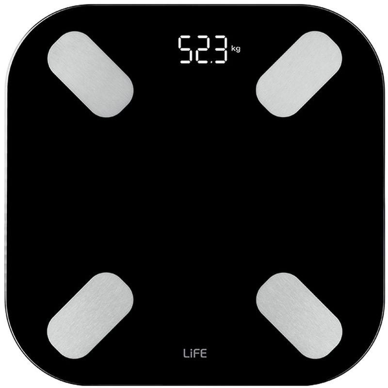 Ζυγαριά Σώματος Life Fit BT 221-0414 - Μαύρο