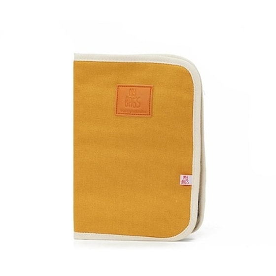 Mybags Θήκη Για Βιβλιάριο Υγείας Happy Family Ochre image 0