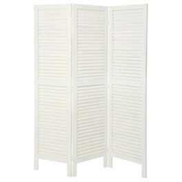Διακοσμητικό Παραβάν Spitishop A-S 109624A Ξύλινο 118.5x1.8x170 cm - Εκρού