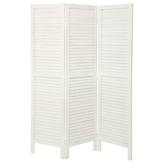 Διακοσμητικό Παραβάν Spitishop A-S 109624A Ξύλινο 118.5x1.8x170 cm - Εκρού image 0