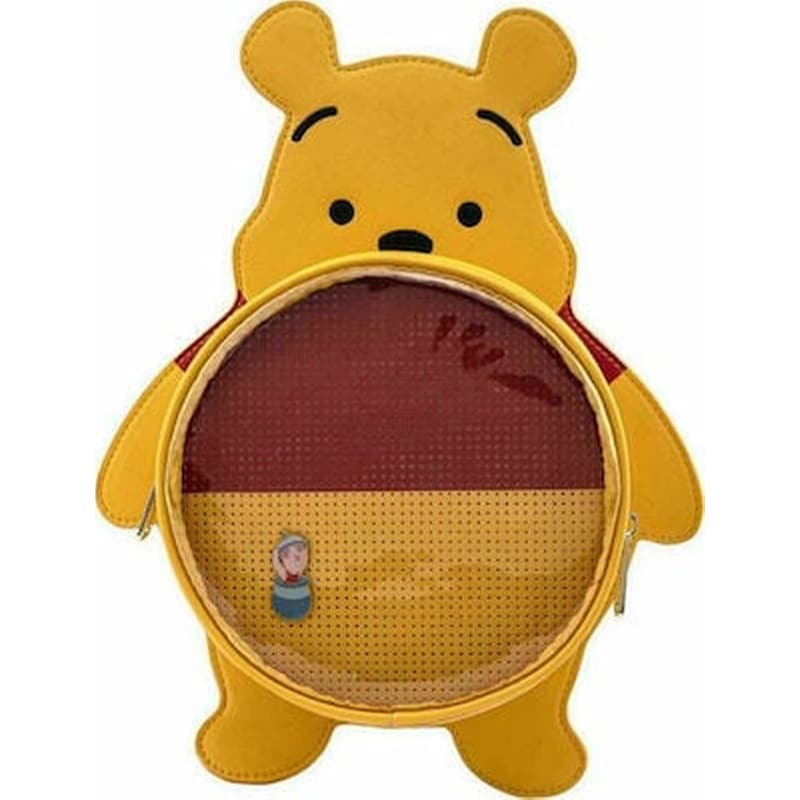 LOUNGEFLY Loungefly Σακίδιο Πλάτης Winnie the Pooh από Δερματίνη Με Φερμουάρ Πολύχρωμο