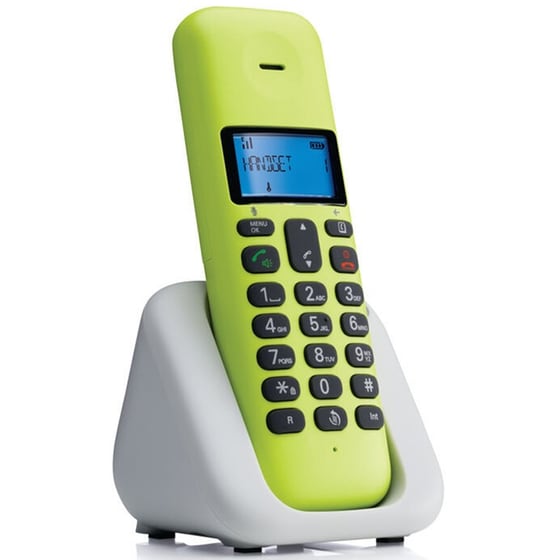 Ασύρματο Τηλέφωνο Motorola T301 - Κίτρινο image 1