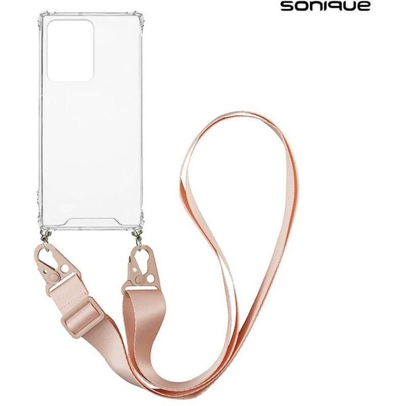Θήκη Xiaomi Redmi Note 12 5G - Sonique Armor Clear Με Κορδόνι - Κίτρινο
