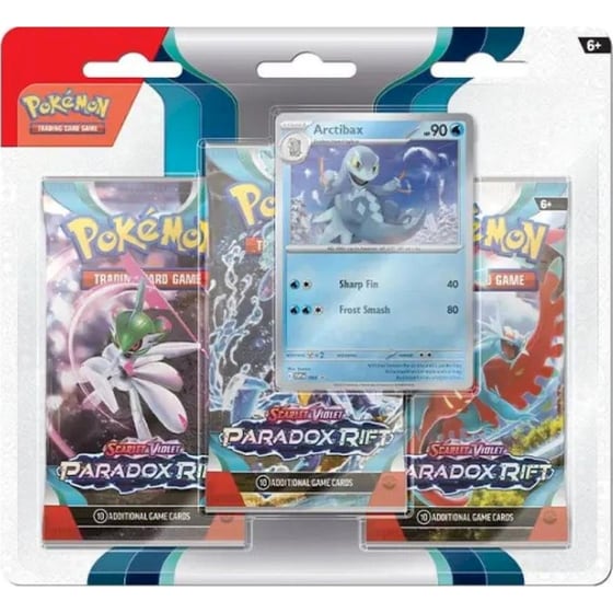 Pokémon TCG: Scarlet & Violet - Paradox Rift 3-Booster Blister Arctibax (Pokemon USA) image 0
