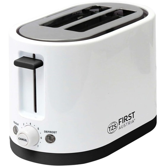 FIRST AUSTRIA FA-5368-3 2 Θέσεων 750W Λευκό Φρυγανιέρα image 0